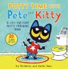 Book cover for "Potty time with Pete the kitty".